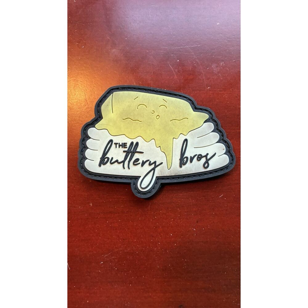 Buttery Bro’s Rubber tactical patch hook and loop